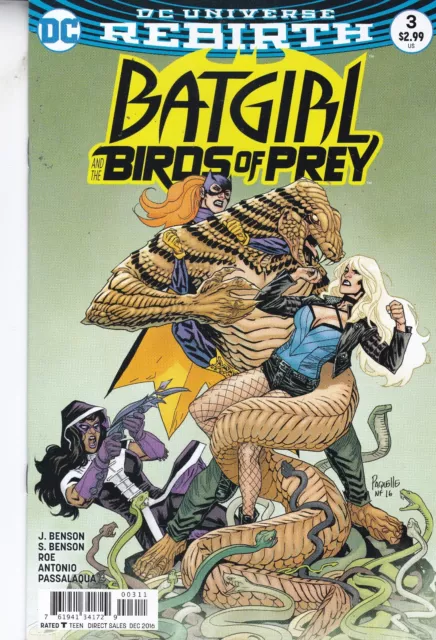 Dc Comics Batgirl And The Birds Of Prey #3 Dec 2016 Fast P&P Same Day Dispatch