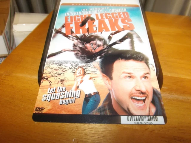 EIGHT LEGGED FREAKS DISPLAY BACKER CARD (not a dvd) 5.5" X 8" NO MOVIE