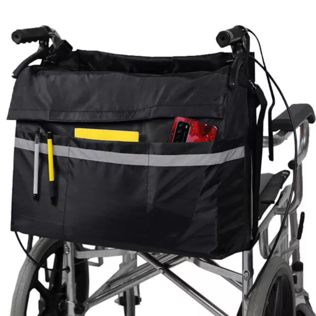 Mobility Scooter Wheelchair Storage Shopping Bag Universal Large Carry Backpack√