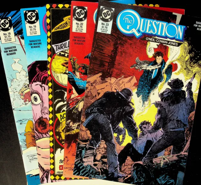 The Question (1986) DC - 5-issue lot # 18, 19, 20, 22, 23 - NM/NM+ Nice!
