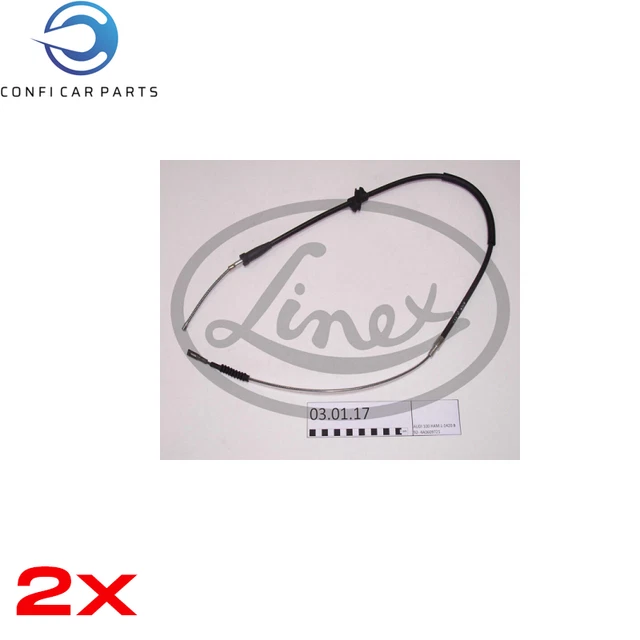 Handbremsseil Bremsseil Paar Hinten Linex 030117 2Pcs P Neu Oe Qualit�T
