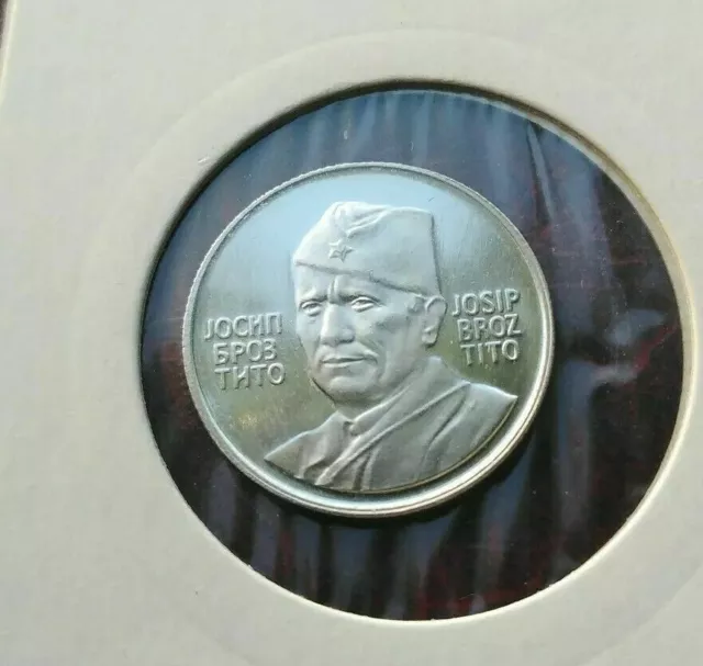 Yugoslavia Jugoslavia coin Tito Jajce - 1973 commemorative silver PP UNC #2719