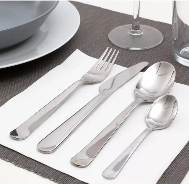 New IKEA Dragon 24-Piece Cutlery Set For 6 People Stainless Steel