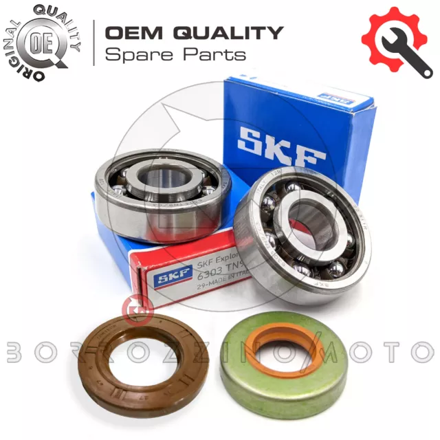 Kit Cuscinetti E Paraoli Di Banco Skf Am 345 - Am6 Motori Minarelli 50