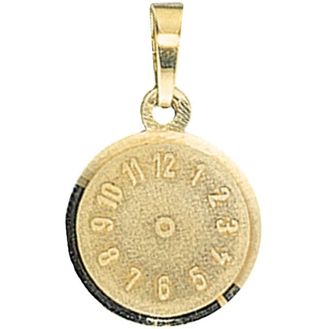 JOBO  "32728" Kinder Anhänger Taufuhr 333 Gold Gelbgold mattiert Kinderanhänger