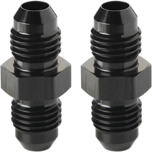 2pcs 6AN-6AN Swivel Aluminum Coupling Fuel Fittings Adapter  Clutch hose
