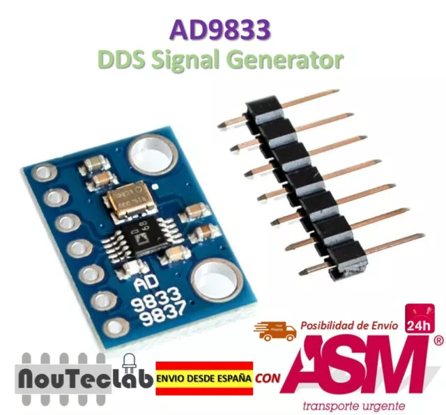 AD9833 Programmable Microprocessors Serial Interface Sine Square Wave