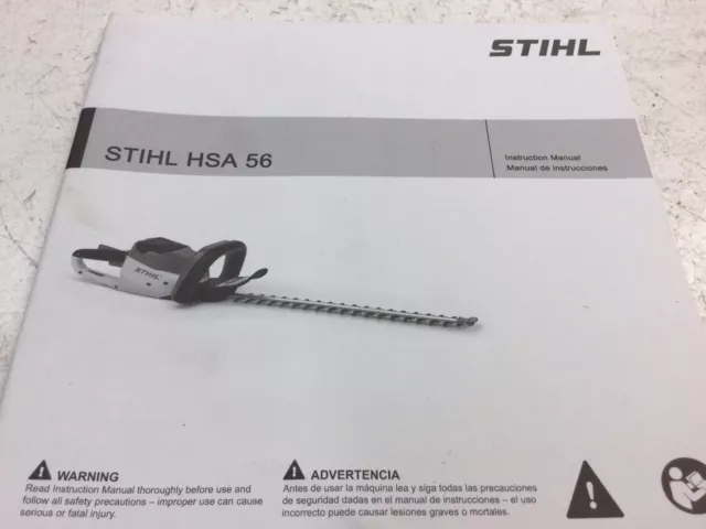 Manual de instrucciones Stihl HSA 56