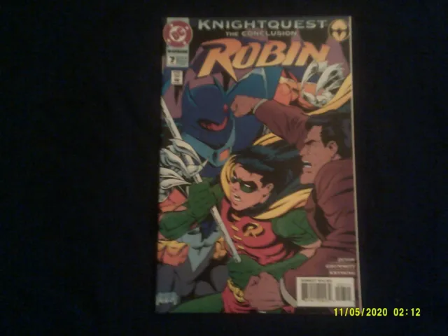 1994 DC COMICS ROBIN # 7 w/ NEW BATMAN AZRAEL vs. BRUCE WAYNE