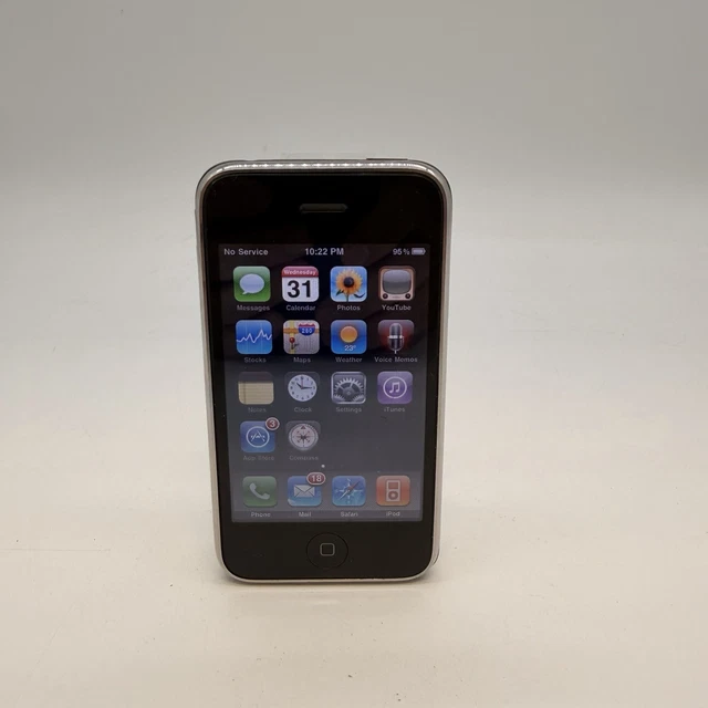 APPLE IPHONE 3GS 16GB Black A1303 MC144C iOS 3.0 Vintage $50.00