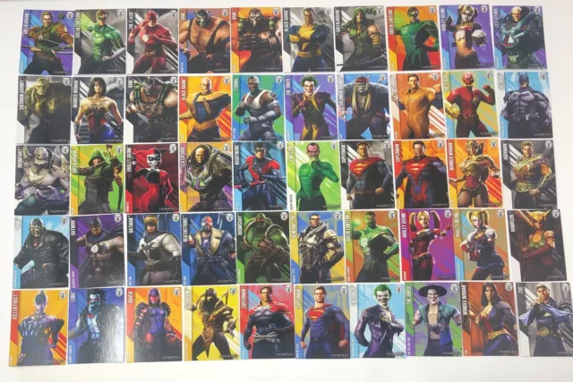 DC Injustice Cards: 50x Common/Uncommon Non-Foil Series 4 Arcade Game