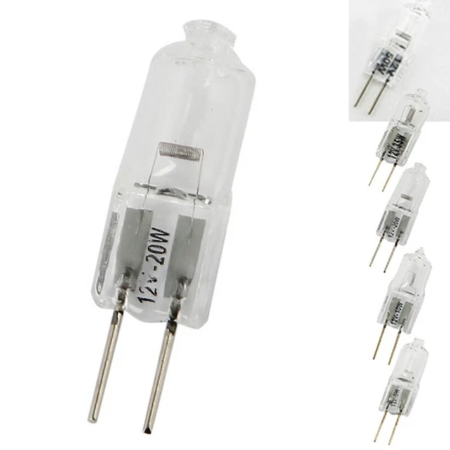 LAMPADA ALOGENA LUCI casa 2000h 12V G4 presa per forno Dacor 5W 10W 20W ...