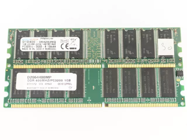 Memory DDR1 2x1GB PC3200