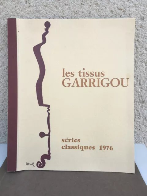 Ancien catalogue / Tissus Garrigou / Echantillons / Collection / 1976