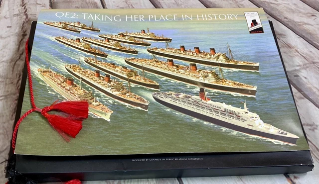 Cunards QE2 Last Voyage Restaurant Menu Pack Nov 2008 40th Anniversary