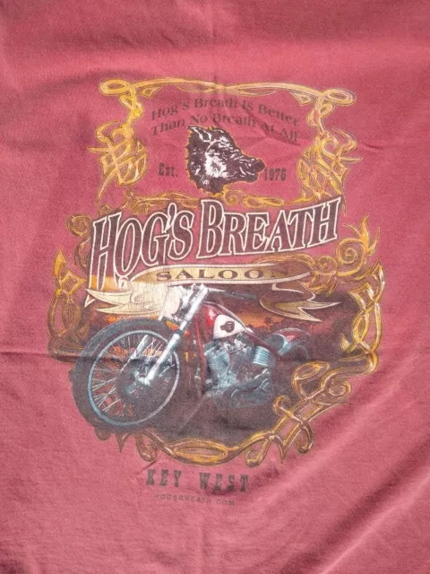 Hog's Breath Saloon Key West Sleeveless Shirt Mens XL Motorcycle