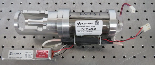 C188143 Keysight Z4203-60237 Helium-Neon HeNe Gas Laser (230uW), 0950-5221 Power