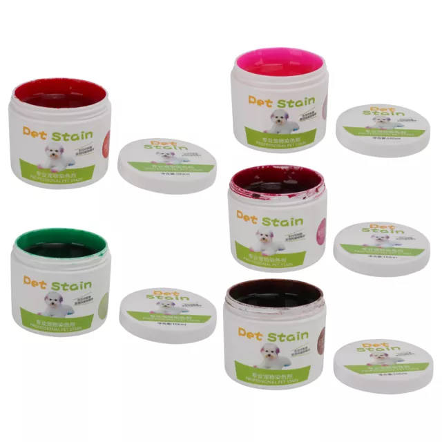Dog Hair Dye Bright Colors Wide Mouth Design Safe Semi Permanent Dye For Pet Ftd