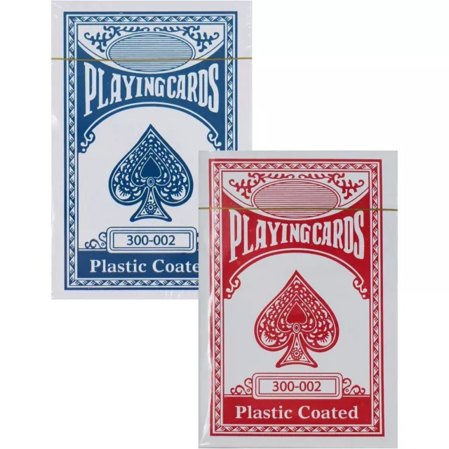 Pack Of Playing Cards Professional Plastic Coated Poker Games Bulk Set Bulk