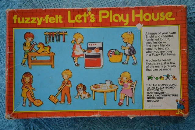 Fuzzy felt 1980s hot sale