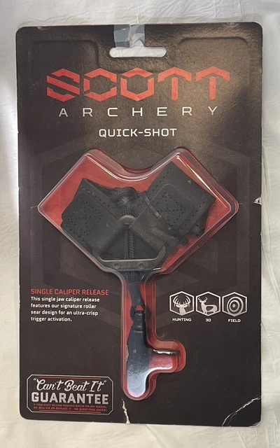 Scott Archery Quick Shot Release Buckle Strap Black for Compound Bow 3030BS-BK