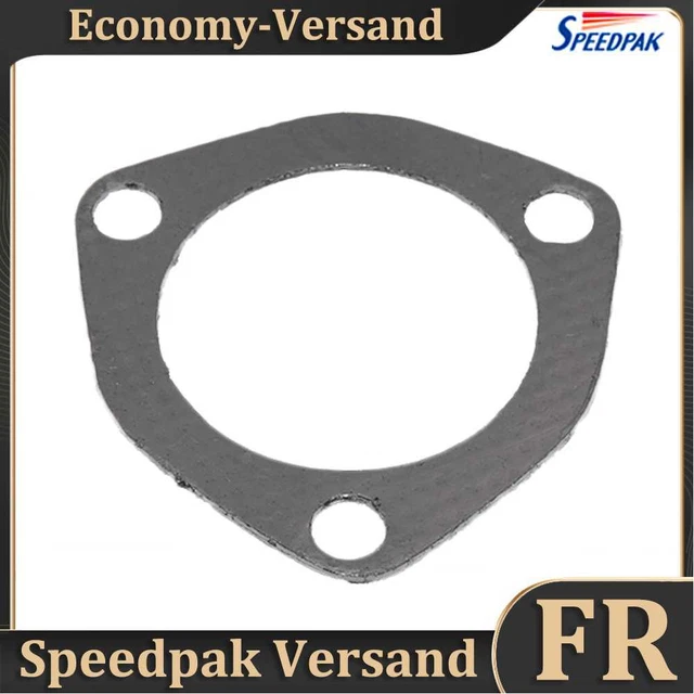 2.5 High Temp Exhaust Header Down Pipe Manifold Collector Flange Gasket 3-Bolt H