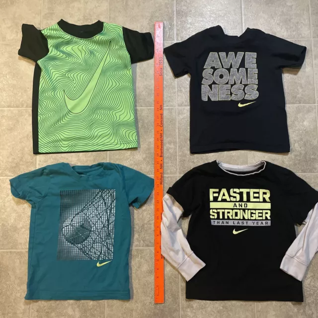 Nike Boys Youth Size 6 Lot of 4 Short Sleeve T-Shirts