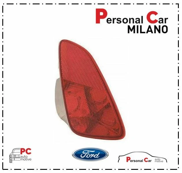 Fanale Catadiottro Retronebbia Posteriore Sinistro Per Ford Fiesta 2008-2017 E C-MAX 2010-2018 - Foto 5