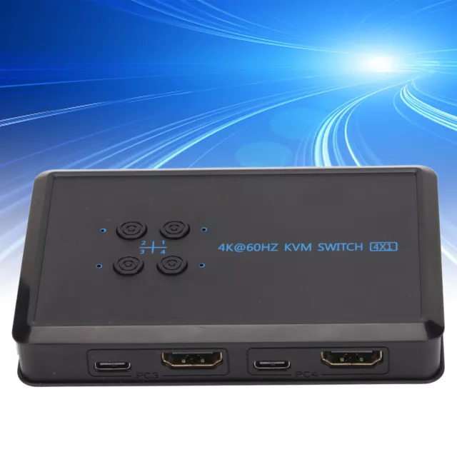 2 In 3 Out KVM Switch Splitter 2.0 4K High Compatibility Easy