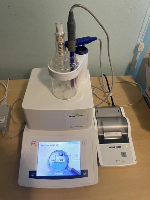 Mettler Toledo C30 Coulometric KF Titrator  System w/ Accessories Printer Excell