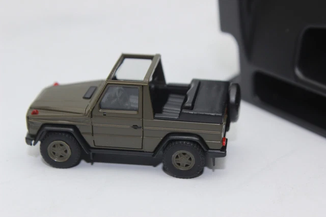 Miniature Herpa 1:87 Mercedes MB 300 GE G-Klasse Puch Oldtimer, échelle HO, Modèle Vert Vintage