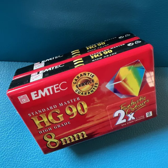 Cassettes Vierges pour Camescope Video 8 mm. EMTEC Neuf