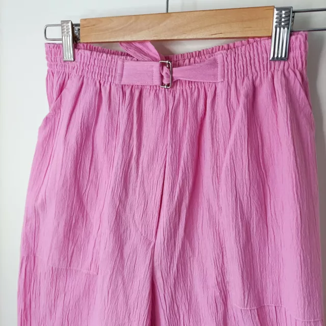 Vintage Katies 10 Pastel Pink High rise Highwaisted Straight pants Barbiecore 3