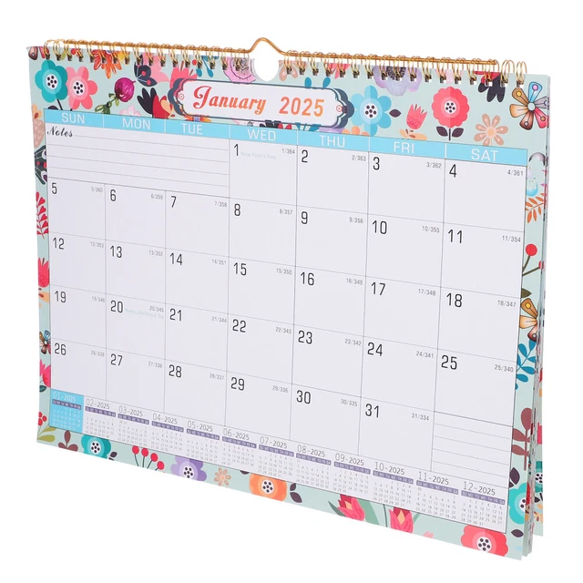 WALL CALENDAR ENGLISH Calendar Wall 20242025 Calendar Novelty Hanging