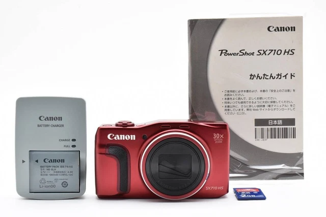 Canon PowerShot SX710 HS 本体と付属品 Amazon | Canon デジタルカメラ PowerShot SX710 HS レッド 光学