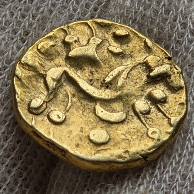 Médaillon Statère Parissi Plaqué Or - Frappé Artisanal Sur Pièce 50 Cents - Neuf Sans Boîte
