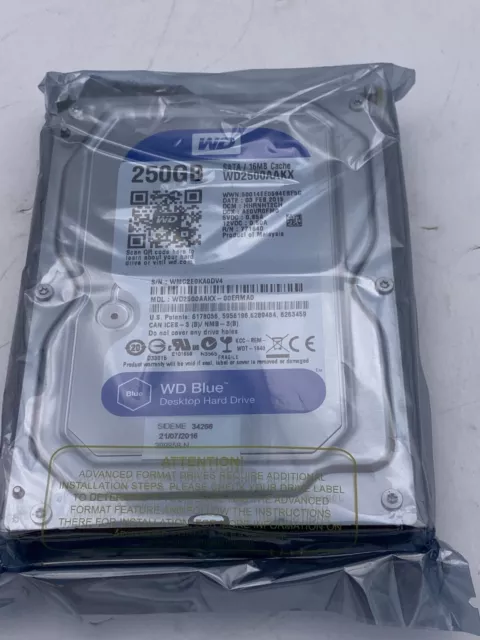 Western Digital WD3200AAKX 320GB SATA 16MB WD Blue HDD & 5 WD2500AAKX 250GB