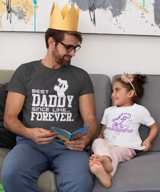 Dad T-Shirt "Best Daddy since Forever" Guys Mens Funny Father's Day Gift