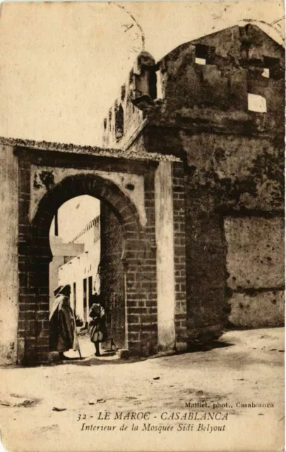 CPA AK CASABLANCA Interieur de la Mosquee Sidi Belyout MAROC (824494)