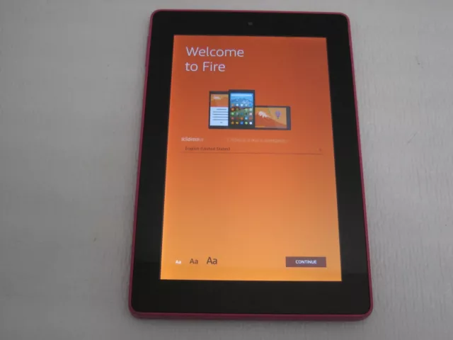 Amazon Kindle Fire HD 7 4th Generation SQ46CW 7" 8GB Wi-Fi Tablet - Pink