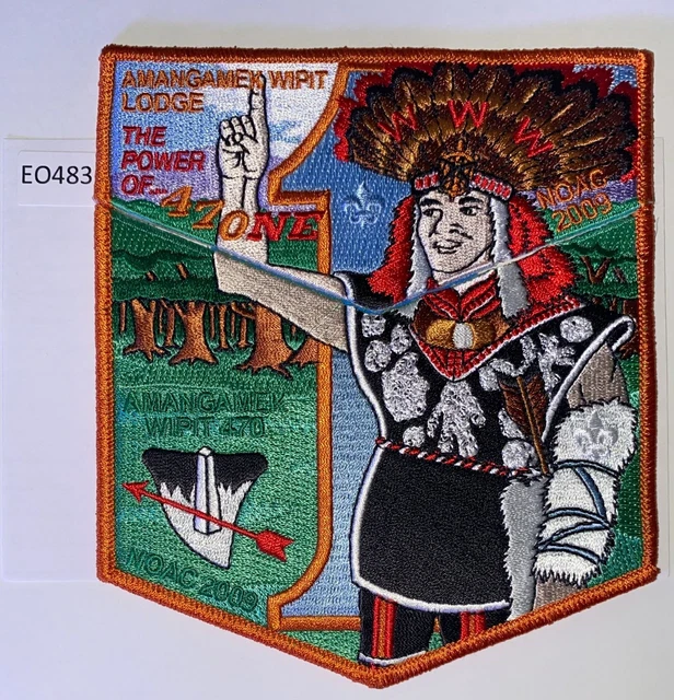 Boy Scout OA 470 Amangemek Wipit Lodge 2009 NOAC Flap Set