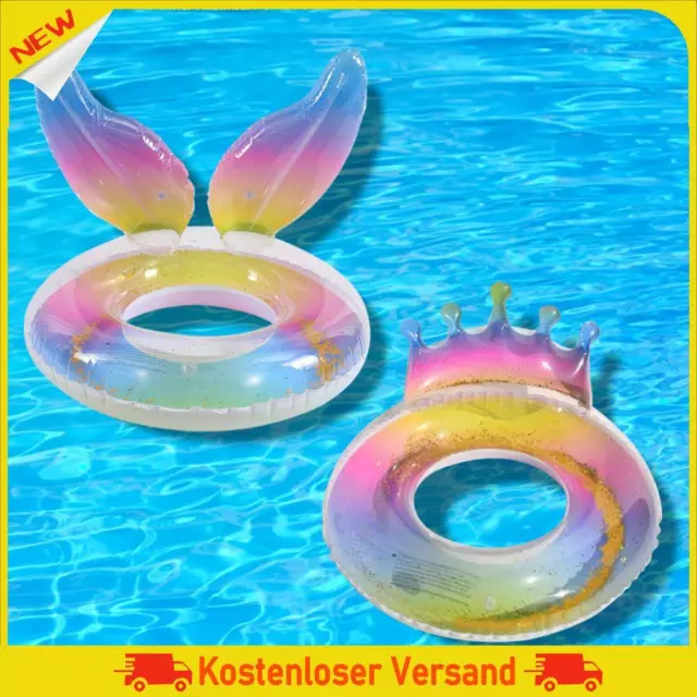 70cm/90cm Pool Float Circles Lightweight Swimming Ring Adults Water Sports Toys