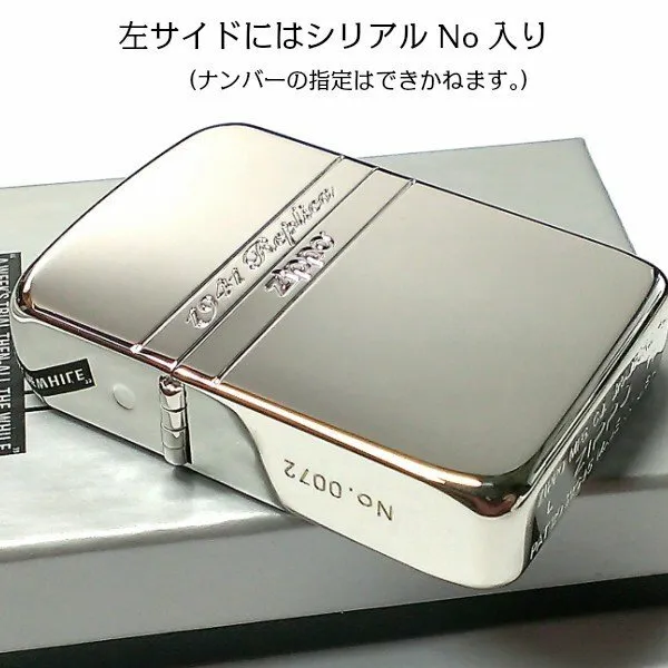 Zippo 1941 Replica Side Shell Silver Mirror Surface Lighter Limited Number Japan 3