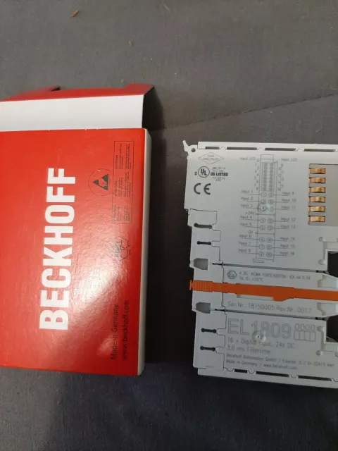 1 PCS New BECKHOFF EL1809 EL 1809 PLC Digital Input Module In Box BECKHOFF