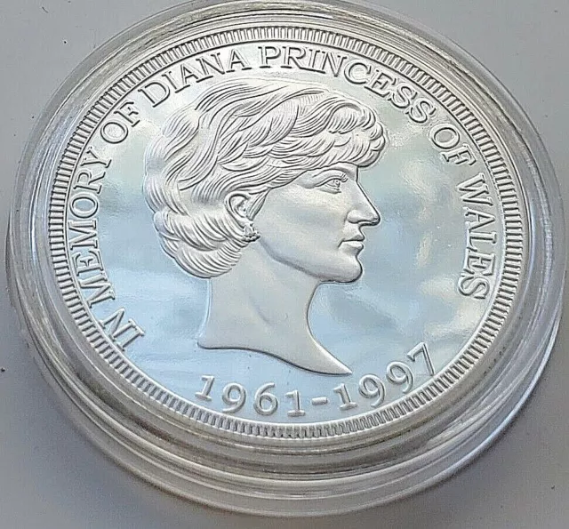 Princess Diana Silver Coin 1961 Faux Sovereign Royal Family Wedding King Charles