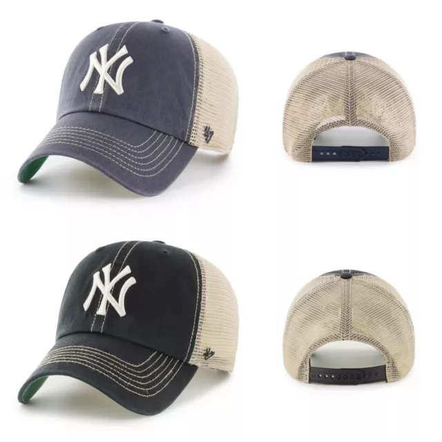 '47 Brand MLB New York Yankees Trawler '47 CLEAN UP Cap Truckercap Baseballcap