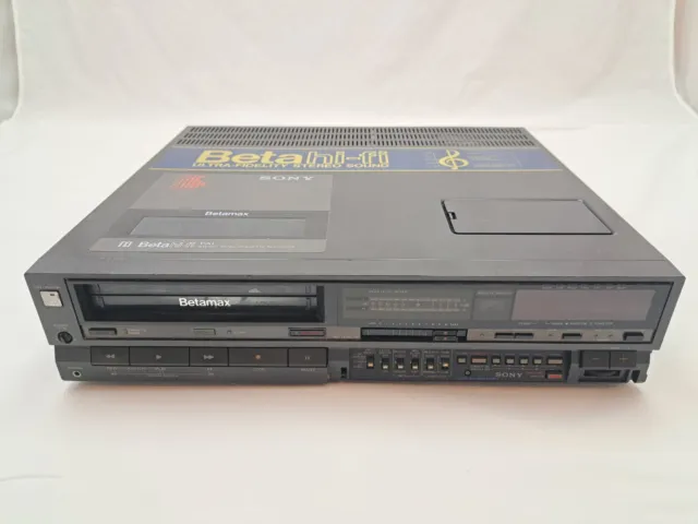 SONY BETAMAX SL-HF100EC Vintage Videorecorder - VHS Kassettenrecorder - DEFEKT