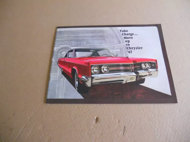 NOS 1967 Chrysler Newport New Yorker 300 Town& Country Dealership Sales Brochure