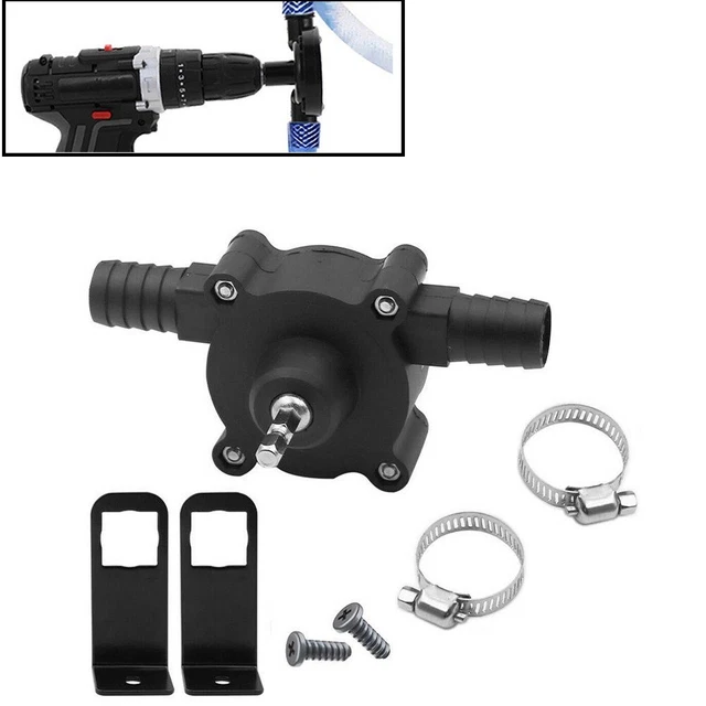 Pompa Di Trasferimento Manuale Per Trapano Elettrico - Compatta E Resistente Per Irrigazione Giardino - Foto 4