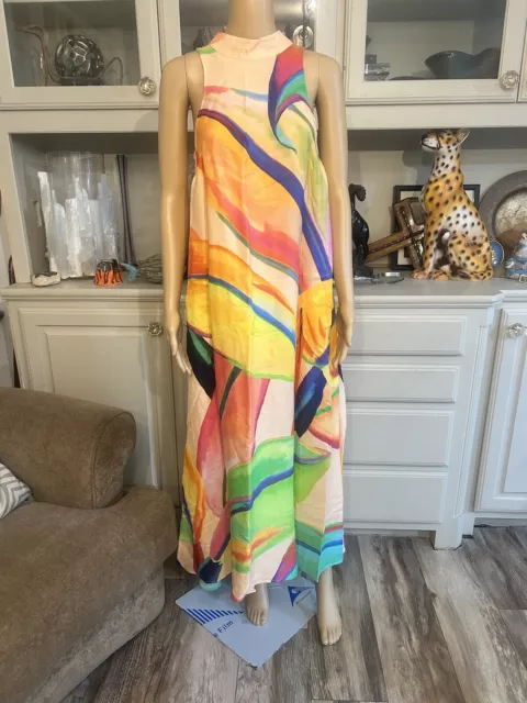 Farm Rio Halter Maxi Dress Size Small